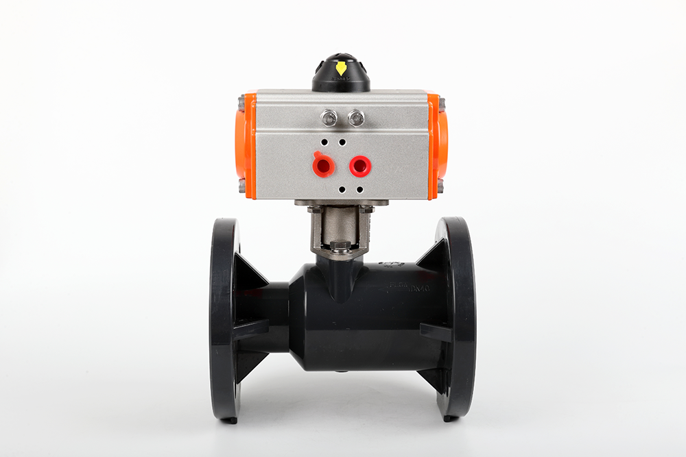 长岭气动法兰一体球阀